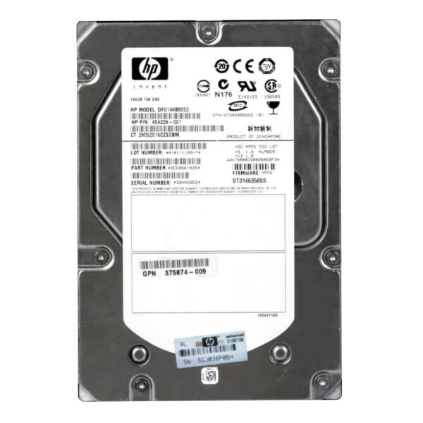 Hd Sas Hp 146gb Df0146b8052 3,5  15k