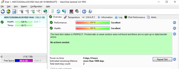 Hd Sata 2TB Hitachi HUA722020ALA330 3,5 - Image 2