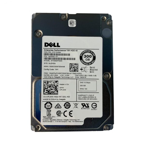 HD SAS  300GB Dell 07FJW4 2,5